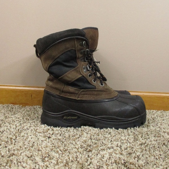 Lacrosse Outpost II 10" Brown Women's 9 Lace Up‎ Insulated Snow Winter Outdoors - Picture 3 of 16